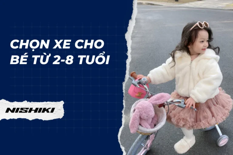 Xe đạp trẻ em nào phù hợp cho bé từ 2 - 8 tuổi?