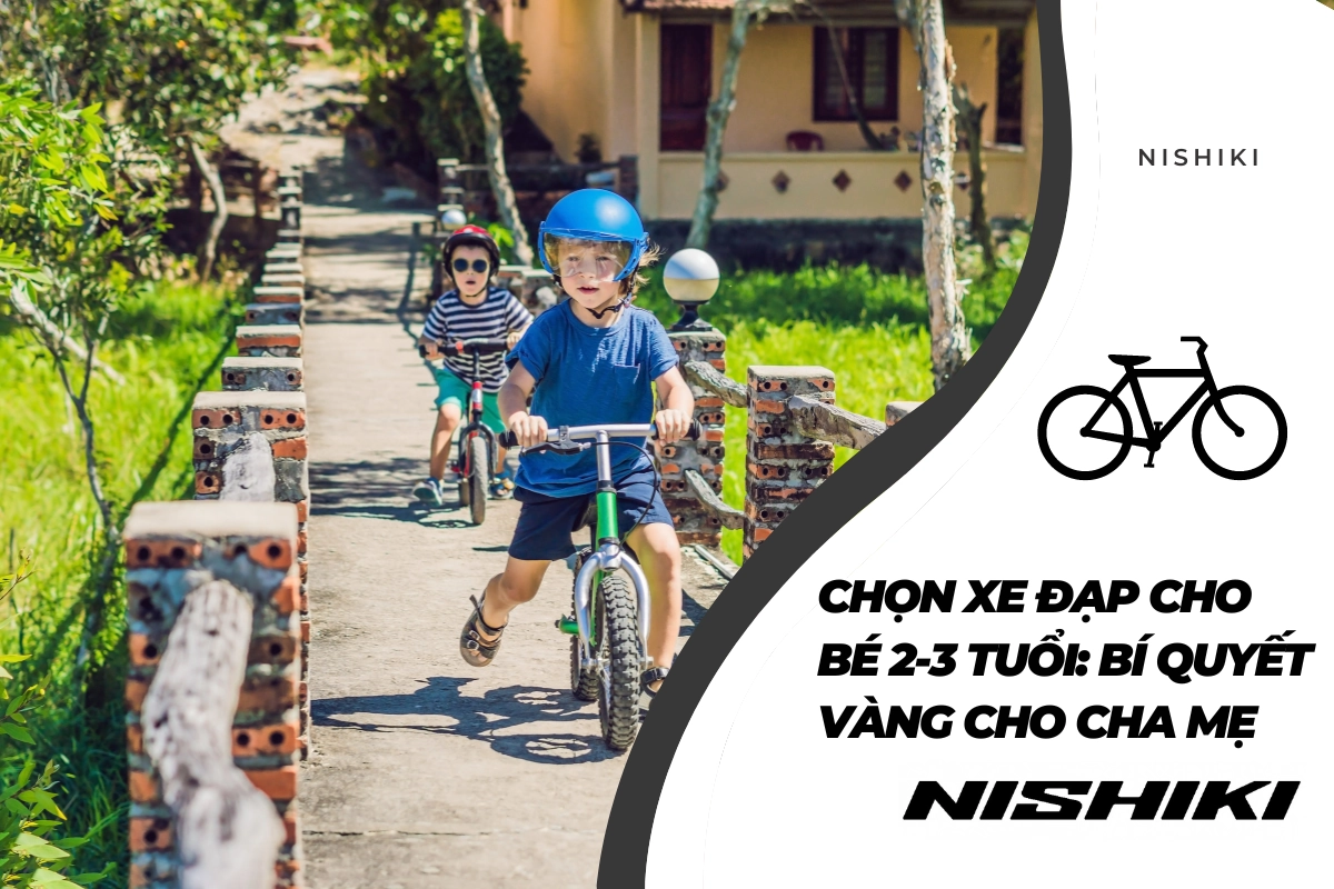 Chọn xe đạp cho bé 2-3 tuổi: Bí quyết vàng cho cha mẹ