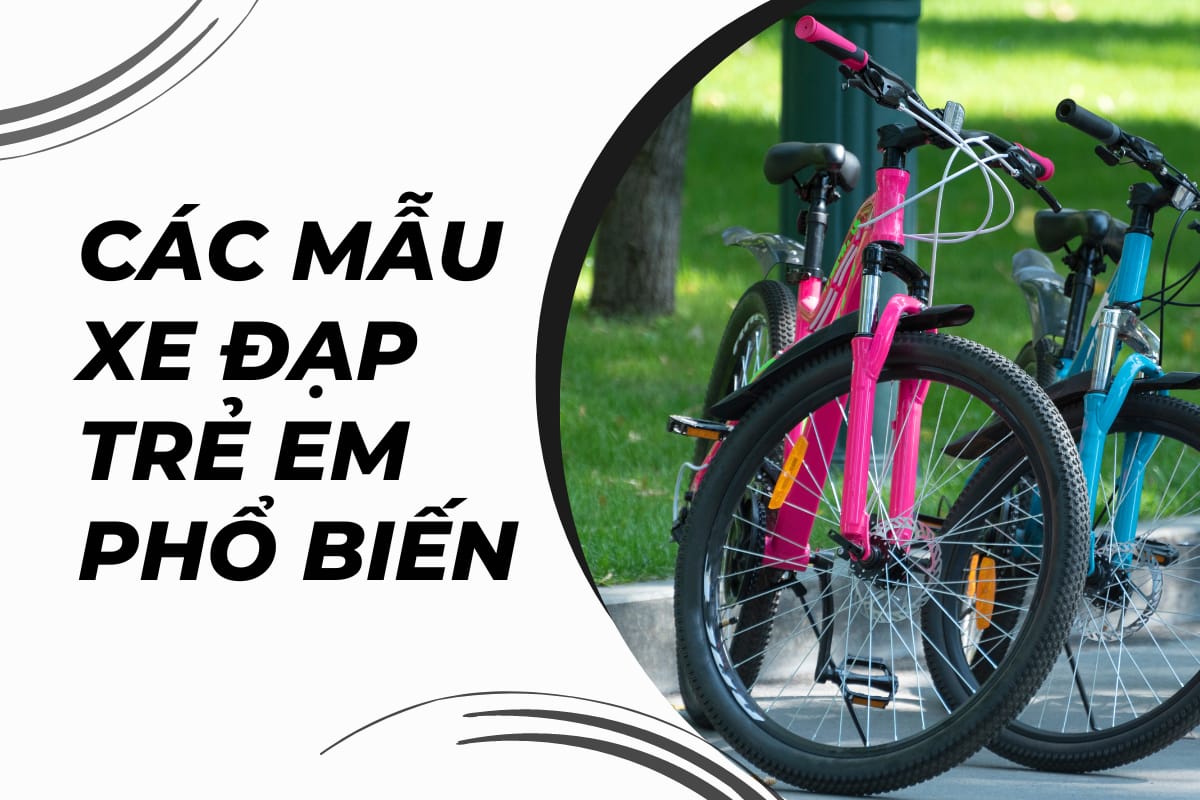 Các mẫu xe đạp trẻ em phổ biến