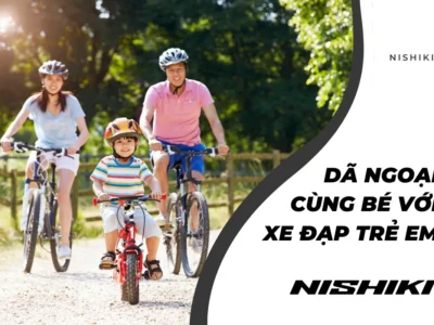 Dã ngoại cùng bé với xe đạp trẻ em