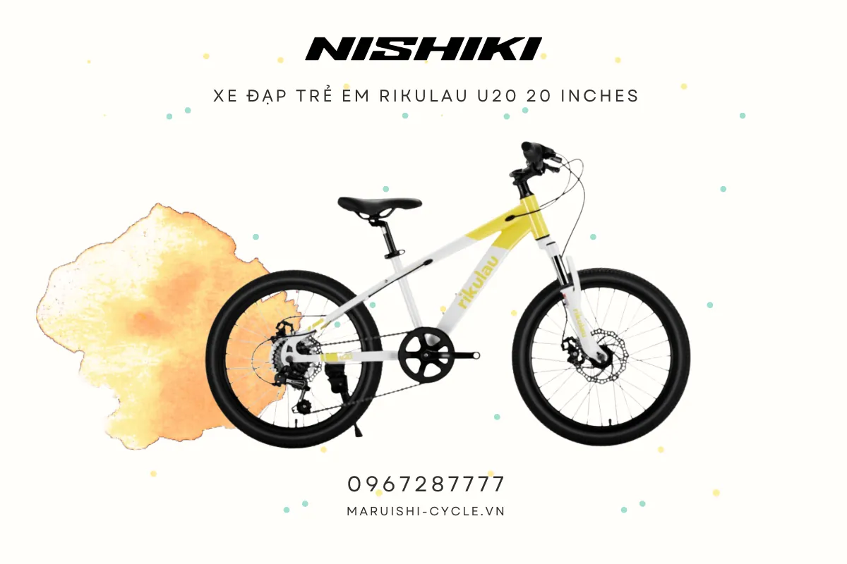 Top 5 xe đạp trẻ em cao cấp đang mua nhất mùa hè 2024 Xe đạp trẻ em RIKULAU U20 20 inches