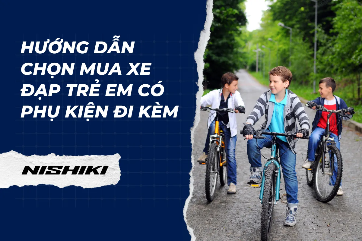 Hướng dẫn chọn mua xe đạp trẻ em có phụ kiện đi kèm