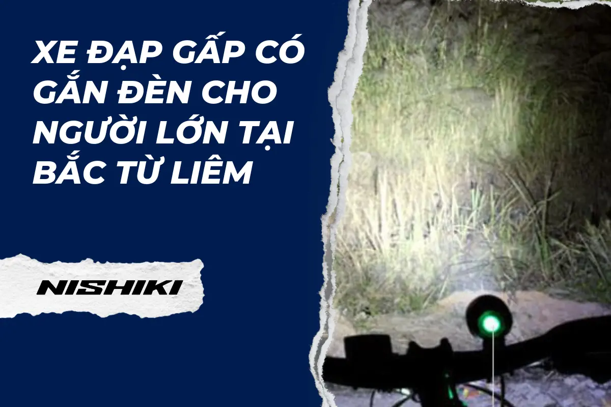 Xe đạp gấp có gắn đèn cho người lớn tại Bắc Từ Liêm Xe đạp gấp có gắn đèn cho người lớn tại Bắc Từ Liêm