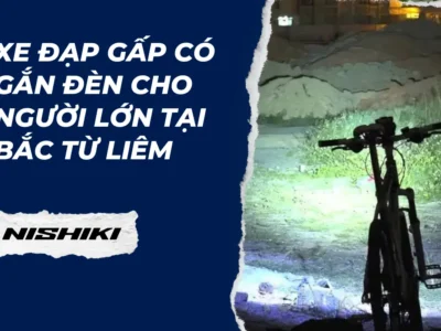 Xe đạp gấp có gắn đèn cho người lớn tại Bắc Từ Liêm