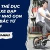 Tập thể dục với xe đạp gấp nhỏ gọn tại Bắc Từ Liêm