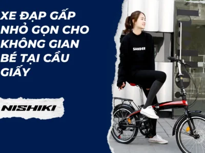 Xe đạp gấp nhỏ gọn cho không gian bé tại Cầu Giấy