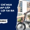 Tiêu chí mua xe đạp gấp tiện lợi tại Ba Đình