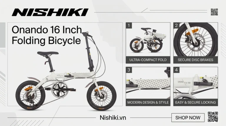 Đánh Giá Chi Tiết Xe Đạp Gấp Onando 16 Inch: Tuyệt Tác Giao Thông Đô Thị Từ Xe Đạp Nghĩa Hải