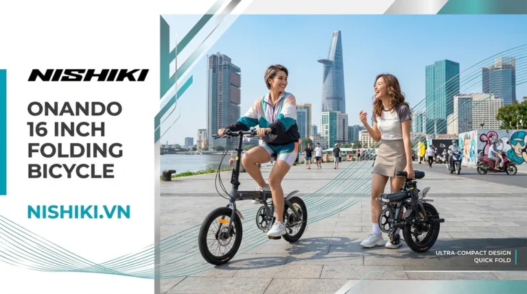 Xe Đạp Gấp Nhật Bản Nishiki Onando 16 Inch