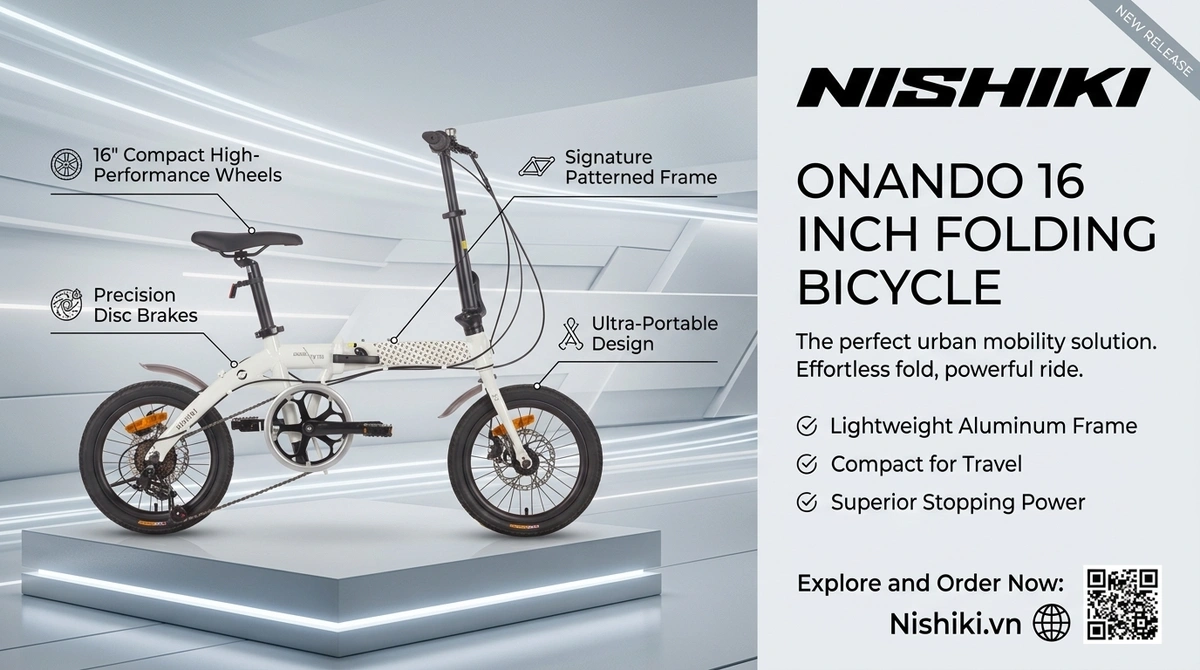 Đánh Giá Chi Tiết Xe Đạp Gấp Onando 16 Inch: Tuyệt Tác Giao Thông Đô Thị Từ Xe Đạp Nghĩa Hải Đánh Giá Chi Tiết Xe Đạp Gấp Onando 16 Inch: Tuyệt Tác Giao Thông Đô Thị Từ Xe Đạp Nghĩa Hải