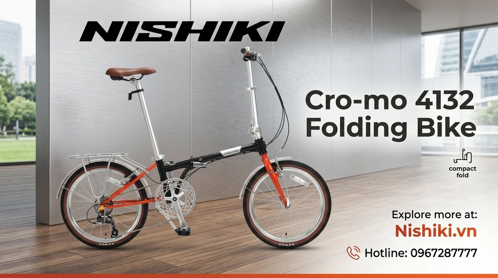 Xe Đạp Gấp Cro-mo 4132: Đỉnh Cao Công Nghệ Nhật Bản Cho Nhịp Sống Đô Thị Hiện Đại