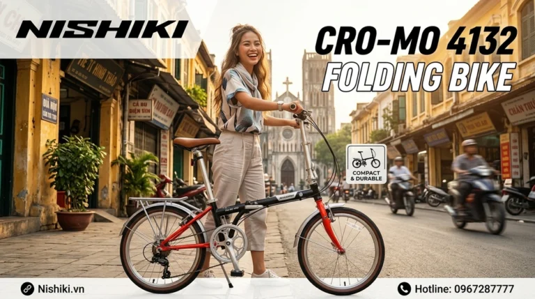 Xe Đạp Gấp Cro-mo 4132: Đỉnh Cao Công Nghệ Nhật Bản Cho Nhịp Sống Đô Thị Hiện Đại