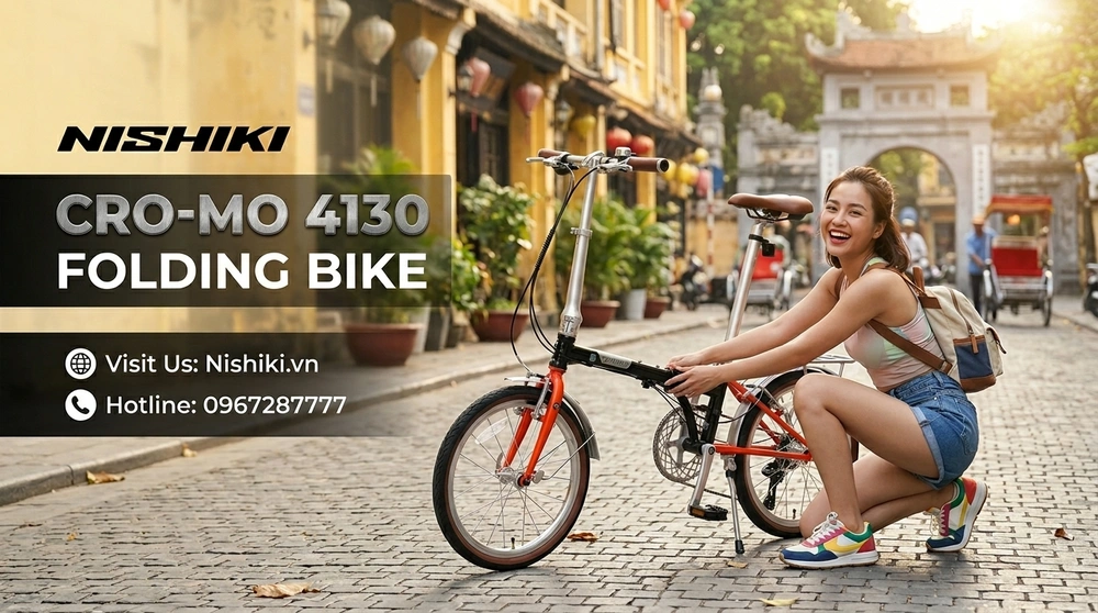 Xe Đạp Gấp Cro-mo 4132: Đỉnh Cao Công Nghệ Nhật Bản Cho Nhịp Sống Đô Thị Hiện Đại
