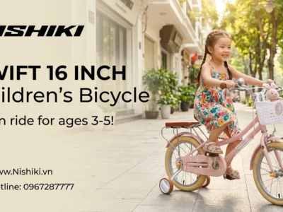 Xe Đạp Trẻ Em Nhật Bản SWIFT 16 Inch: Món Quà Tuổi Thơ Hoàn Hảo Cho Bé Gái