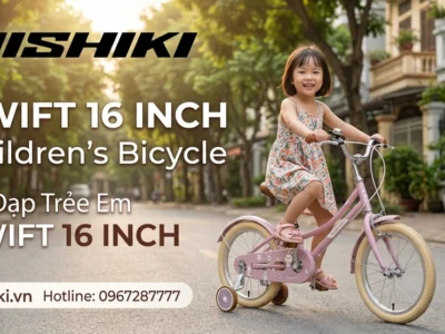 Xe Đạp Trẻ Em Nhật Bản SWIFT 16 Inch: Món Quà Tuổi Thơ Hoàn Hảo Cho Bé Gái