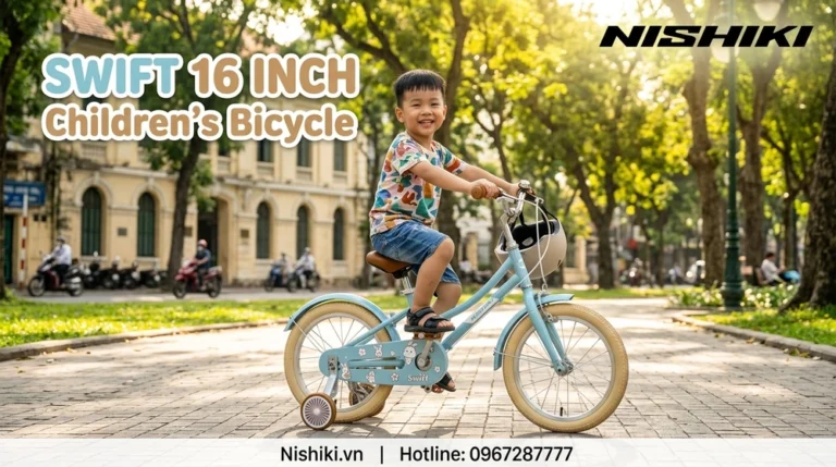 Xe Đạp Trẻ Em Nhật Bản SWIFT 16 Inch: Món Quà Tuổi Thơ Hoàn Hảo Cho Bé Gái