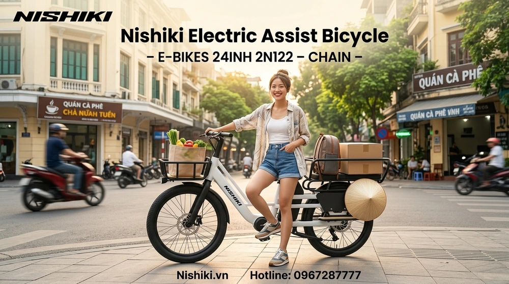 Đánh Giá Toàn Diện Xe Đạp Trợ Lực Điện Nishiki E-BIKES 24INH 2N122 – CHAIN: Định Nghĩa Lại Chuẩn Mực Di Chuyển Đô Thị