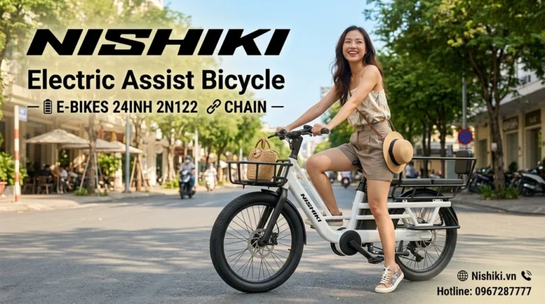 Xe đạp trợ lực điện Nishiki E-BIKES 24INH 2N122 – Chain