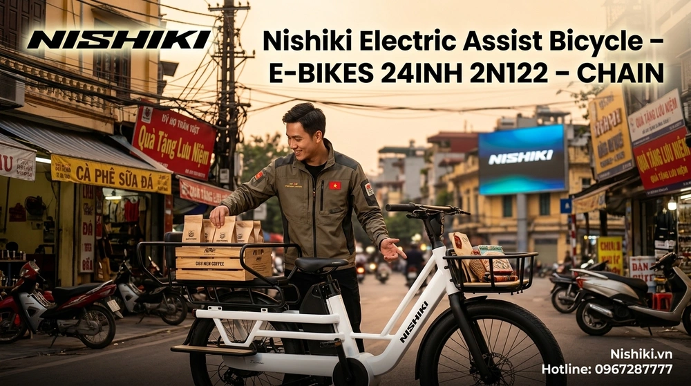 Đánh Giá Toàn Diện Xe Đạp Trợ Lực Điện Nishiki E-BIKES 24INH 2N122 – CHAIN: Định Nghĩa Lại Chuẩn Mực Di Chuyển Đô Thị