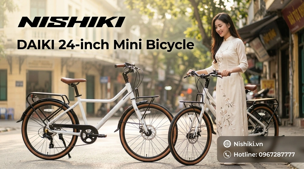 Xe Đạp Mini Daiki 24 Inch: Đẳng Cấp Xe Nhật – Tinh Hoa Retro Giữa Lòng Phố Thị Hiện Đại