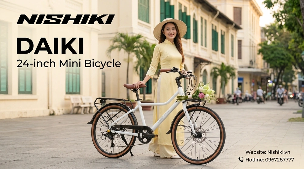 Xe Đạp Mini Daiki 24 Inch: Đẳng Cấp Xe Nhật – Tinh Hoa Retro Giữa Lòng Phố Thị Hiện Đại