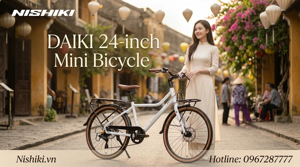 Xe Đạp Mini Daiki 24 Inch: Đẳng Cấp Xe Nhật – Tinh Hoa Retro Giữa Lòng Phố Thị Hiện Đại