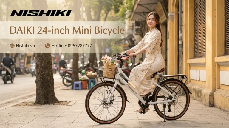Xe Đạp Mini Daiki 24 Inch: Đẳng Cấp Xe Nhật – Tinh Hoa Retro Giữa Lòng Phố Thị Hiện Đại