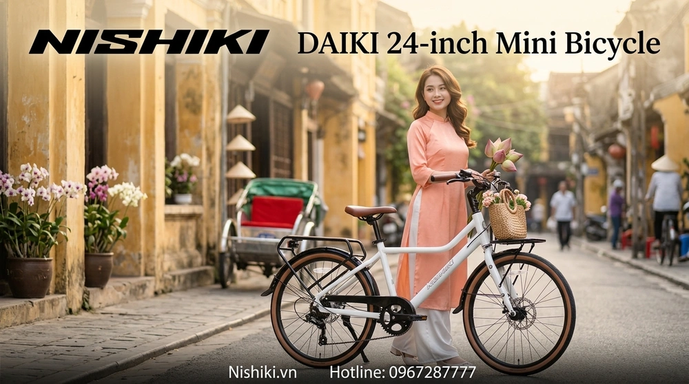Xe Đạp Mini Daiki 24 Inch: Đẳng Cấp Xe Nhật – Tinh Hoa Retro Giữa Lòng Phố Thị Hiện Đại