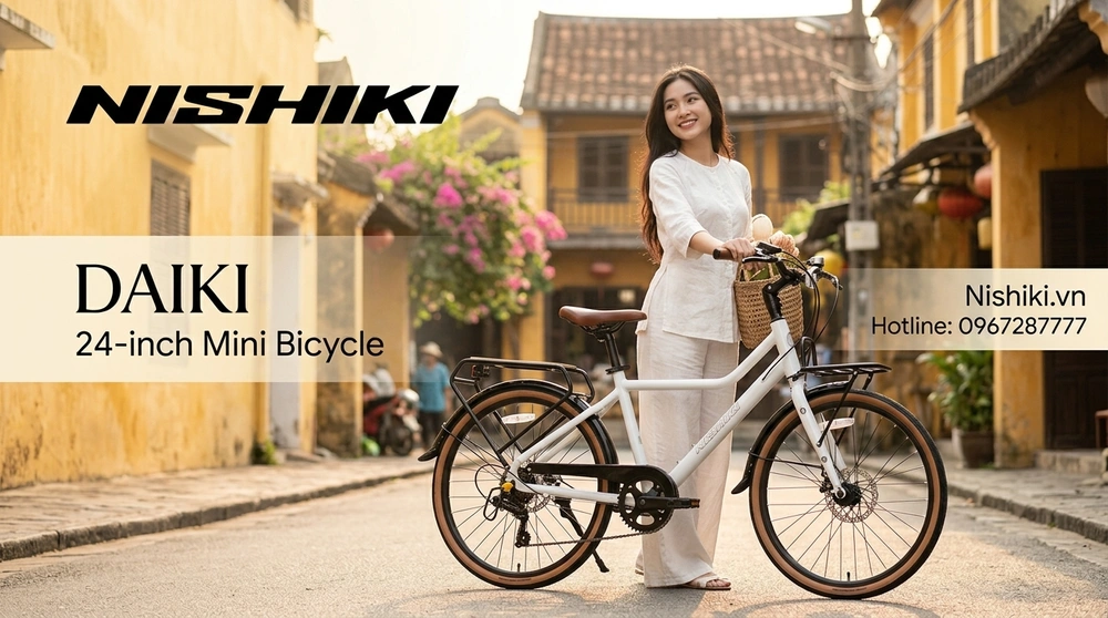 Xe Đạp Mini Daiki 24 Inch: Đẳng Cấp Xe Nhật – Tinh Hoa Retro Giữa Lòng Phố Thị Hiện Đại Xe Đạp Mini Daiki 24 Inch: Đẳng Cấp Xe Nhật – Tinh Hoa Retro Giữa Lòng Phố Thị Hiện Đại