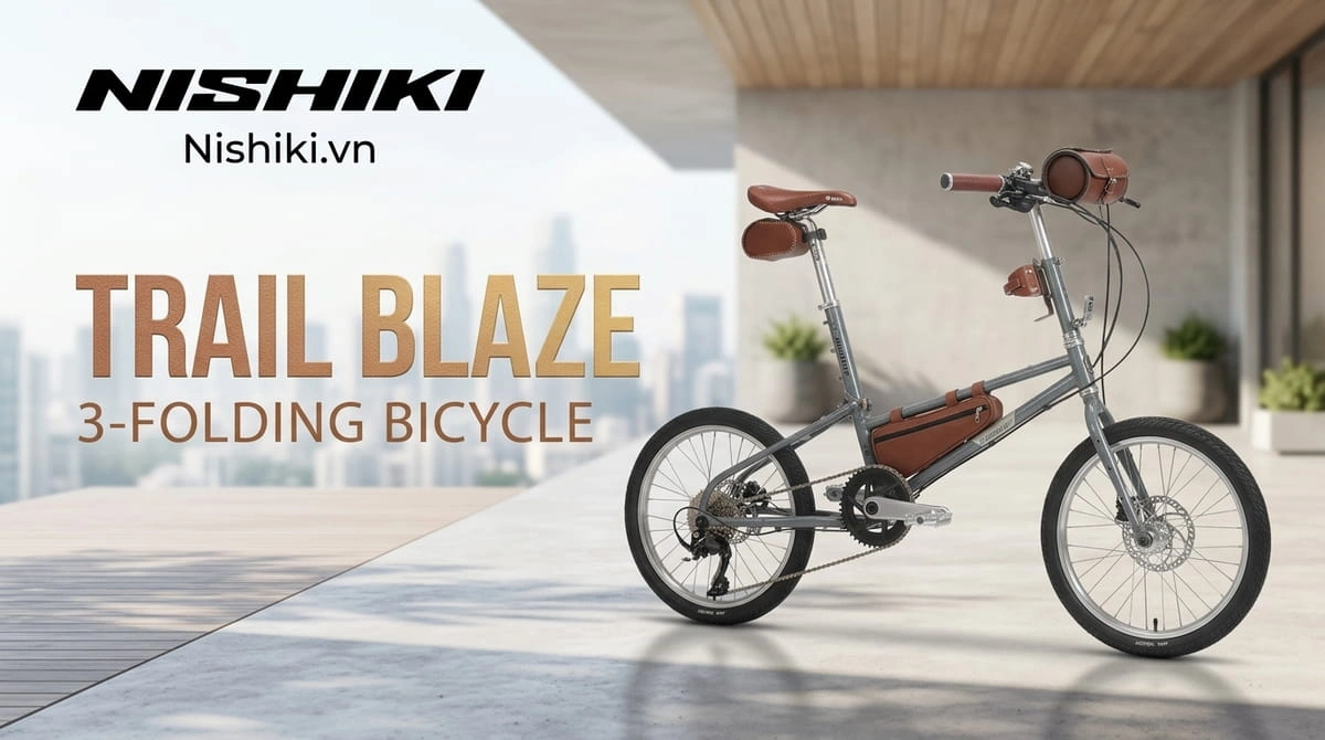 Xe Đạp Gấp Nhật Bản Nishiki 3 Trail Blaze