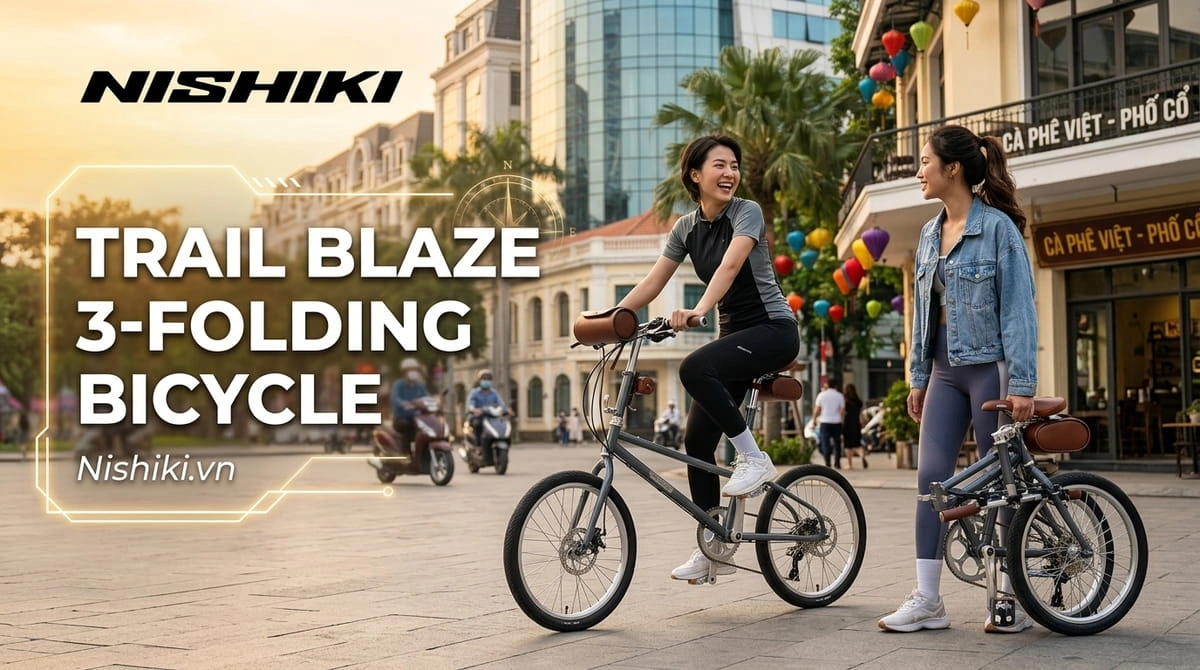 Xe Đạp Gấp Nhật Bản Nishiki 3 Trail Blaze