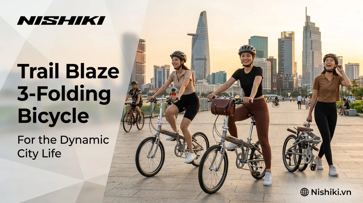 Xe Đạp Gấp Nhật Bản Nishiki 3 Trail Blaze