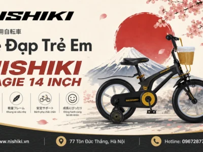 Xe Đạp Trẻ Em Nhật Bản NISHIKI MAGIE 14 INCH