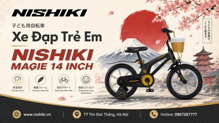 Xe Đạp Trẻ Em Nhật Bản NISHIKI MAGIE 14 INCH