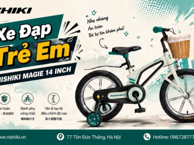 Xe Đạp Trẻ Em Nhật Bản NISHIKI MAGIE 14 INCH