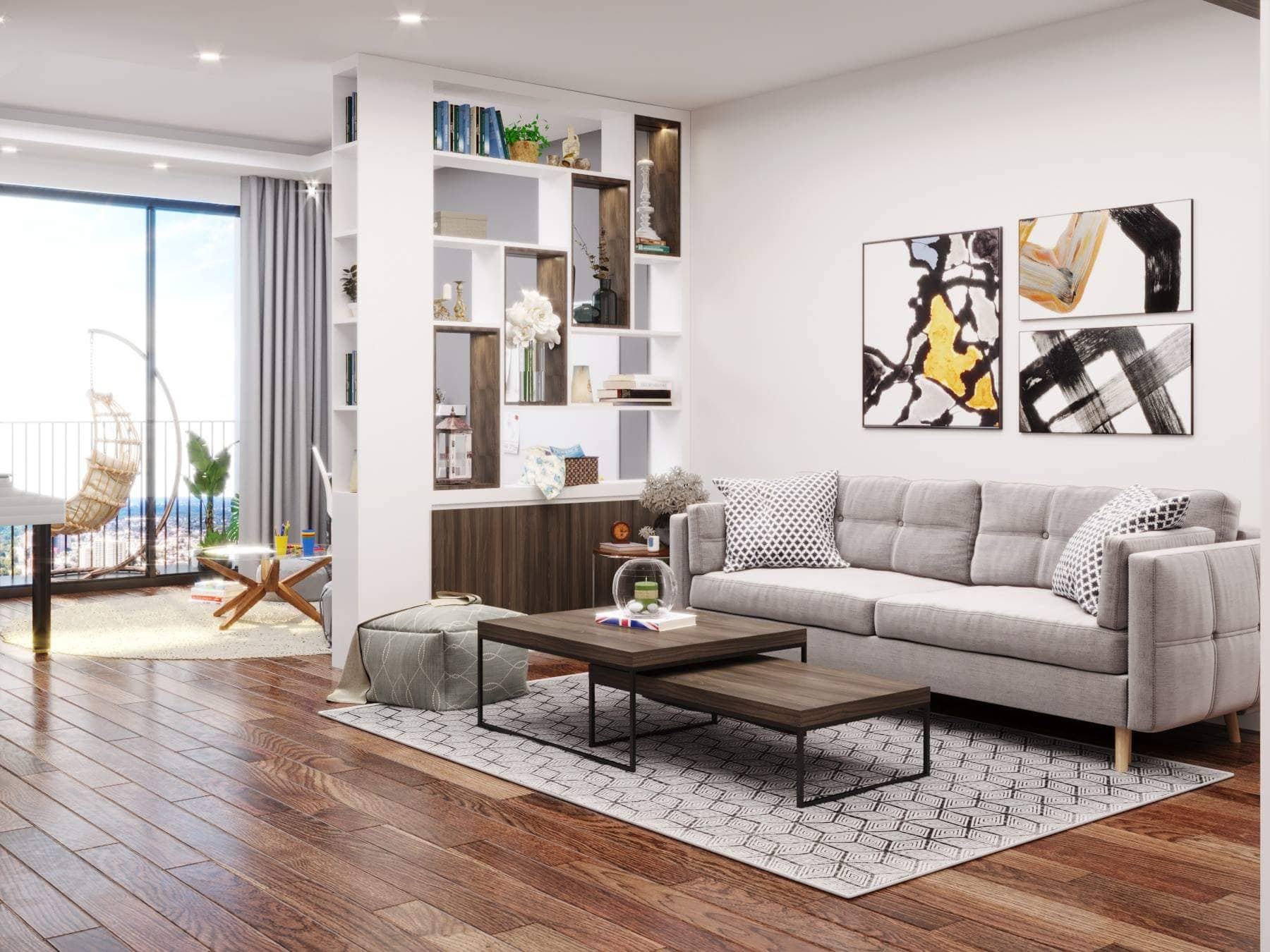 Thiết kế, thi công nội thất chung cư Ngoại Giao đoàn