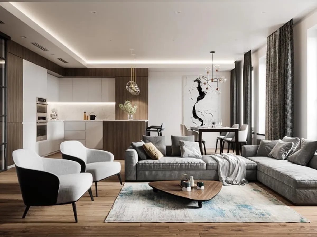 Phong cách hiện đại trong thiết kế nội thất chung cư là gì?