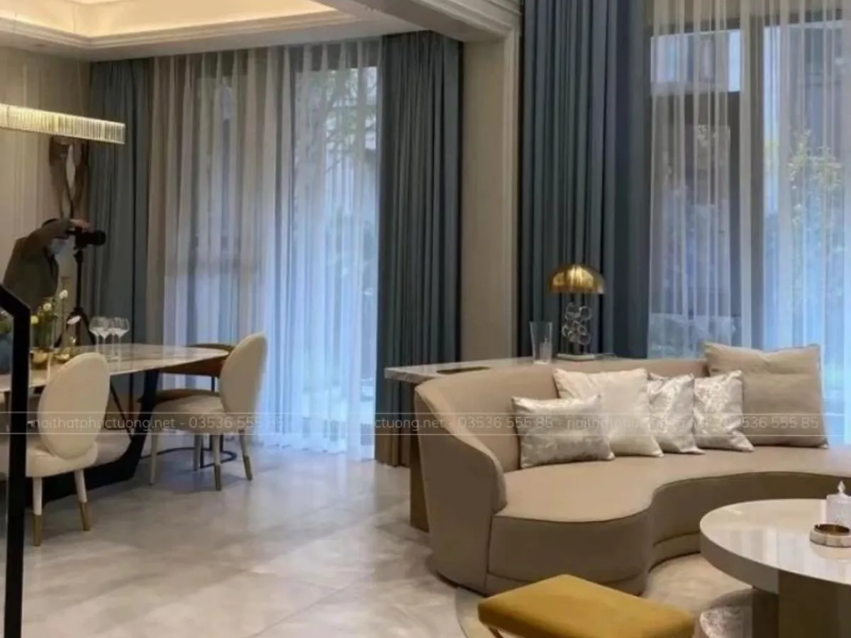 Thiết kế các khu vực thông nhau