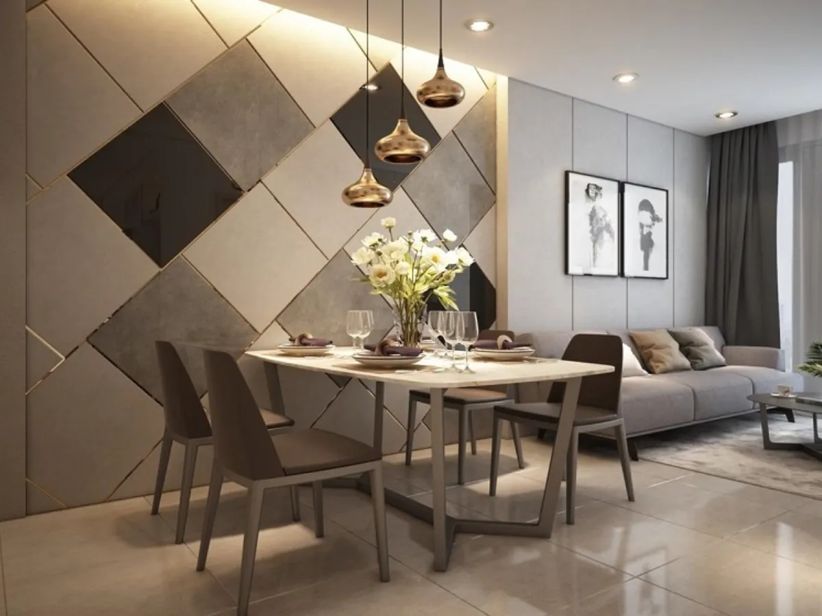 Thiết kế ánh sáng cho phòng ăn hiện đại