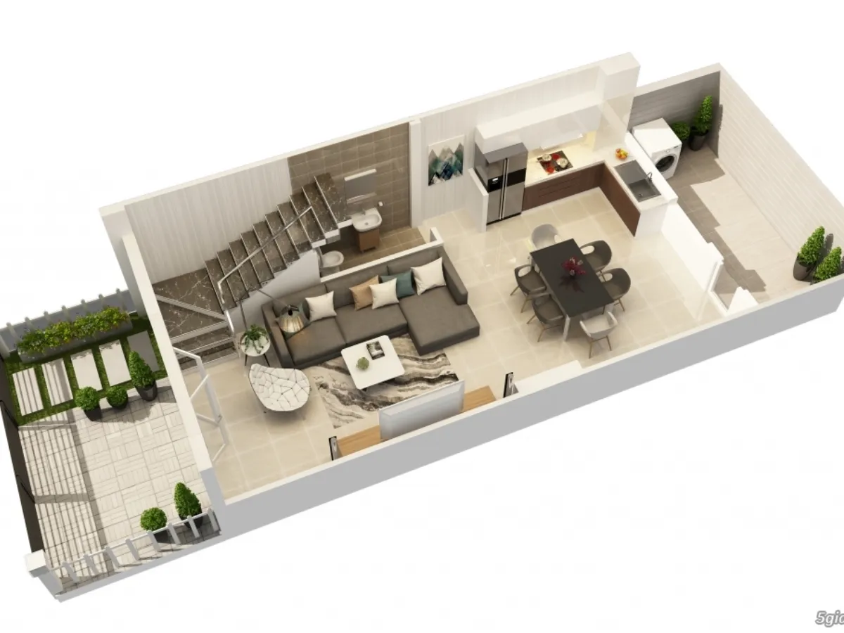 Mặt tiền nhà sau thi công khác xa phối cảnh 3D - Phương án khắc phục