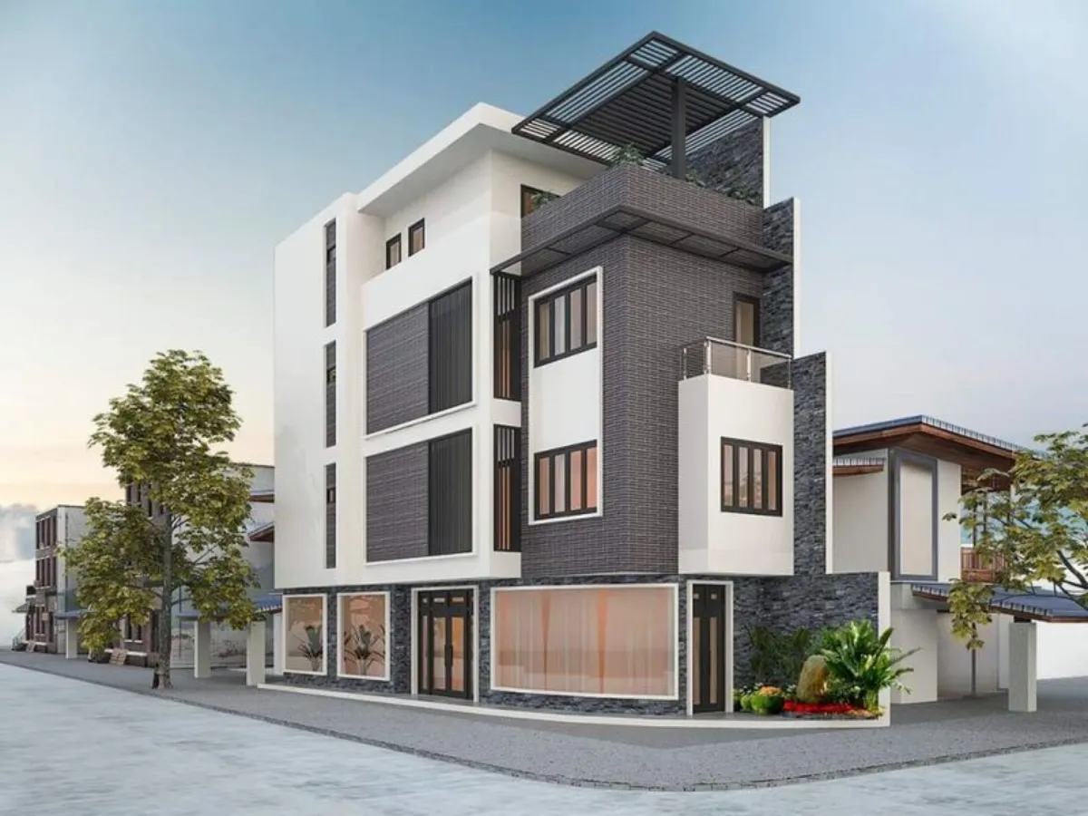 Mặt tiền nhà sau thi công khác xa phối cảnh 3D – Phải làm sao?