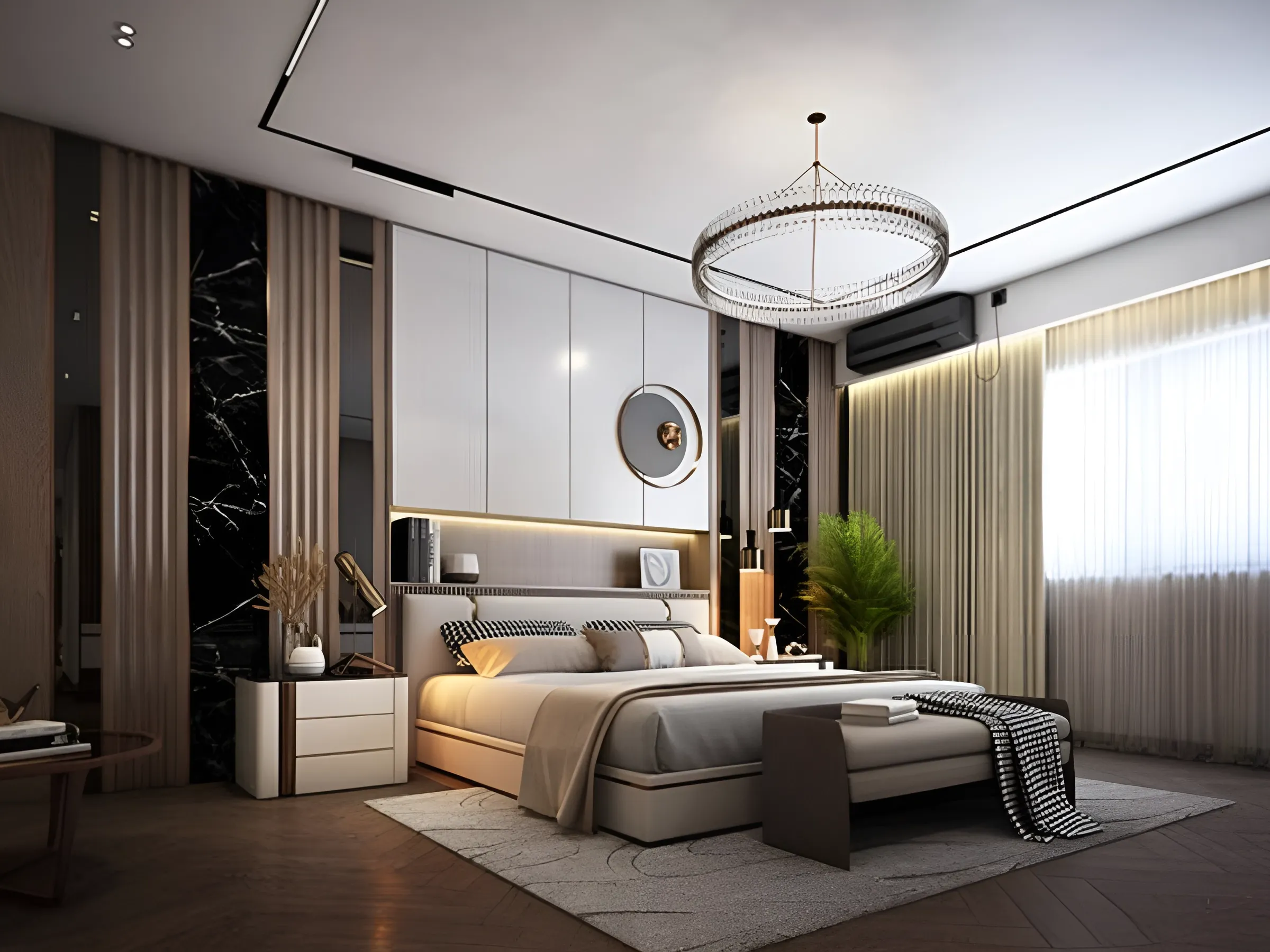 Nội thất phòng ngủ tối giản - Tận dụng ánh sáng tự nhiên