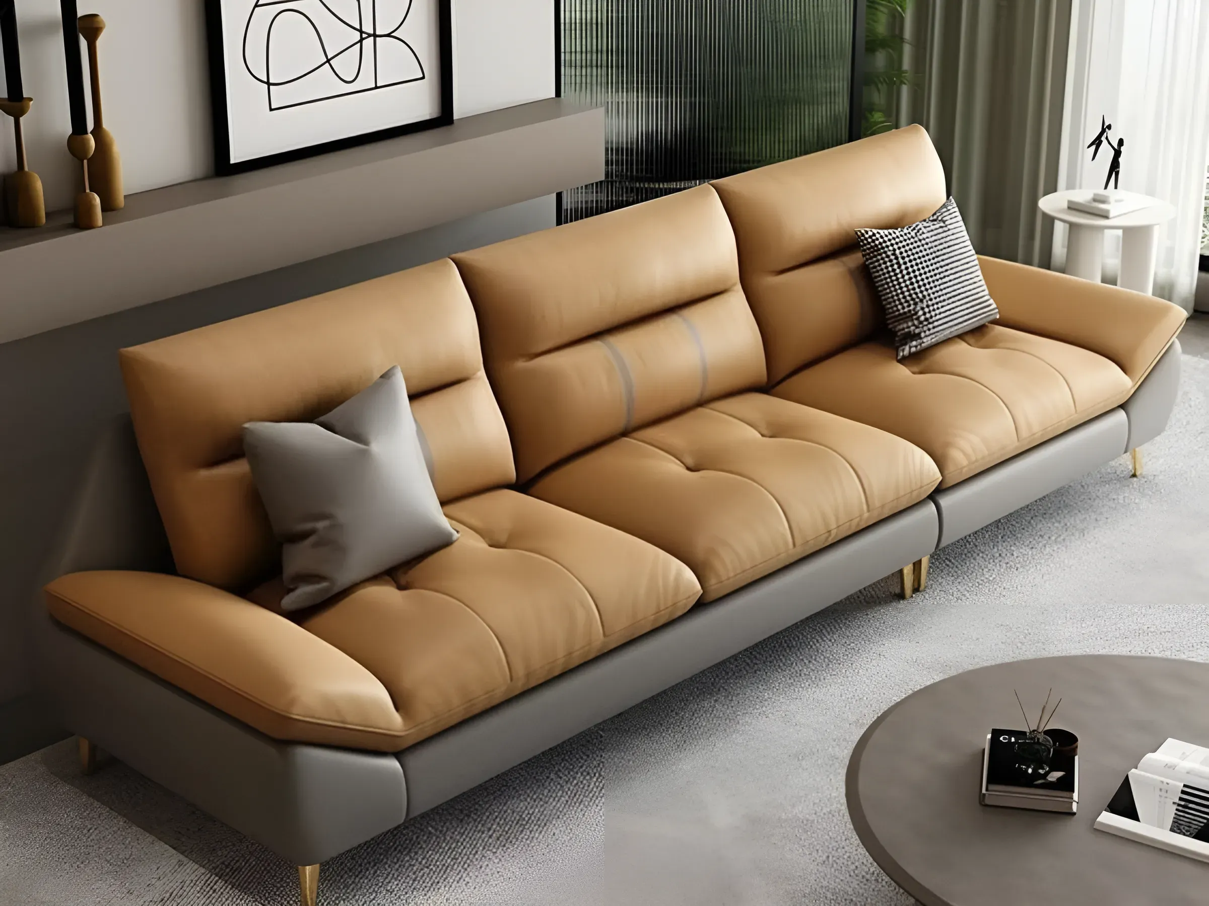 Sofa bed phối màu sắc sáng tạo và cá tính