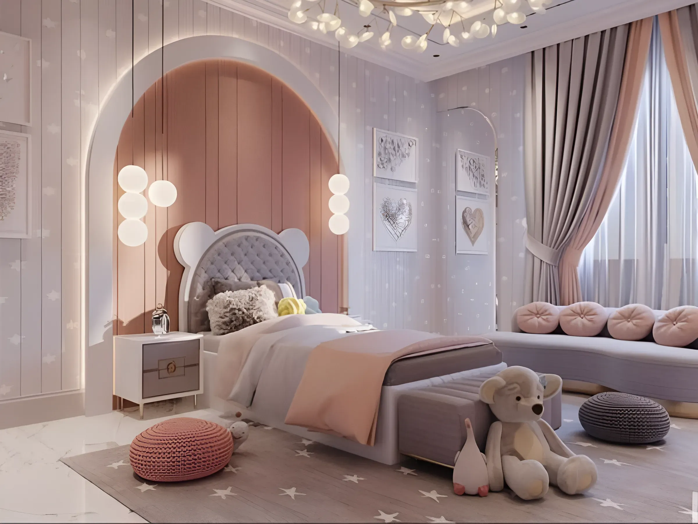 “Bỏ túi” bí quyết thiết kế phòng ngủ cho bé gái