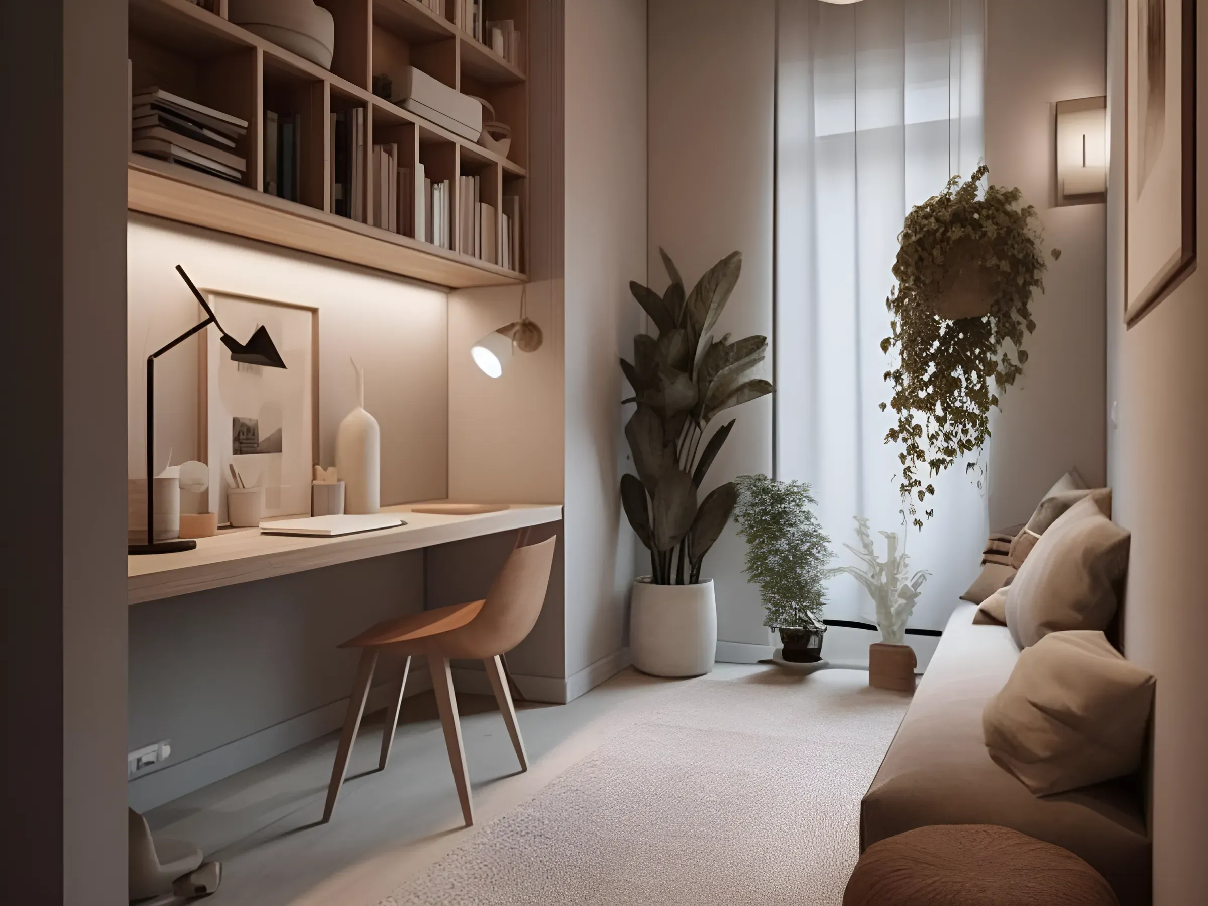 Thiết kế hệ thống ánh sáng cho phòng đọc sách