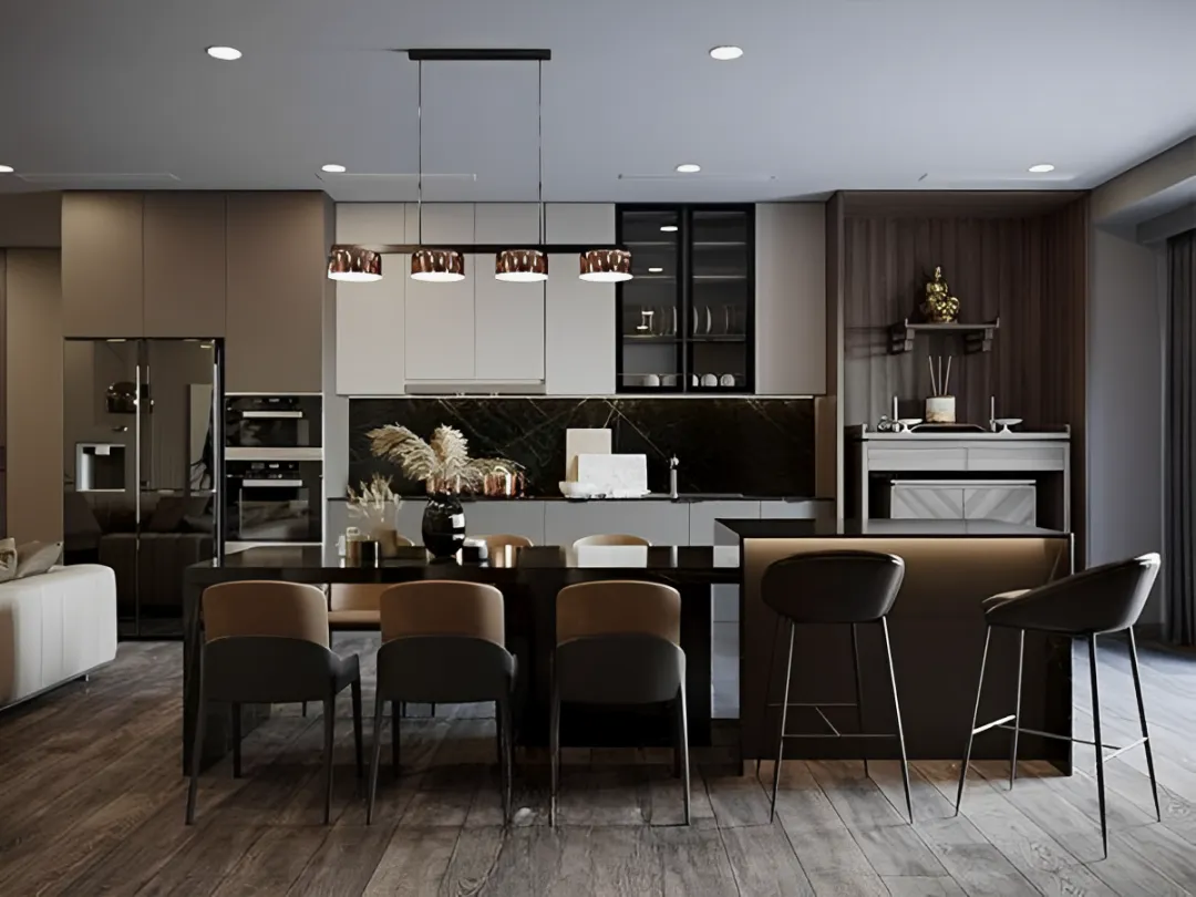 Mẫu thiết kế nội thất phòng bếp đẹp, hiện đại, đơn giản 2024