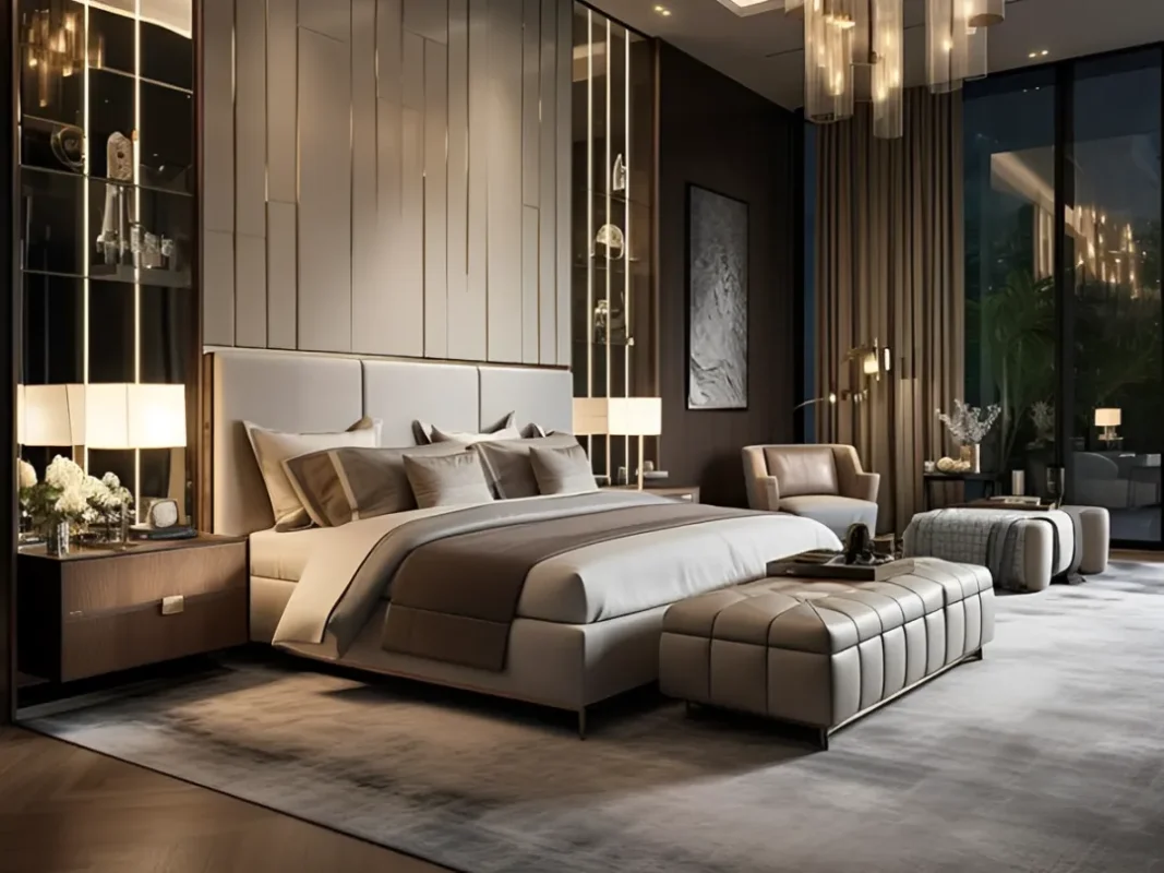 zMẫu thiết kế nội thất phòng ngủ đẹp, hiện đại trending 2025