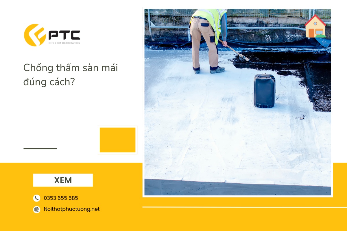 Một số nguyên nhân chính dẫn đến hiện tượng thấm sàn mái