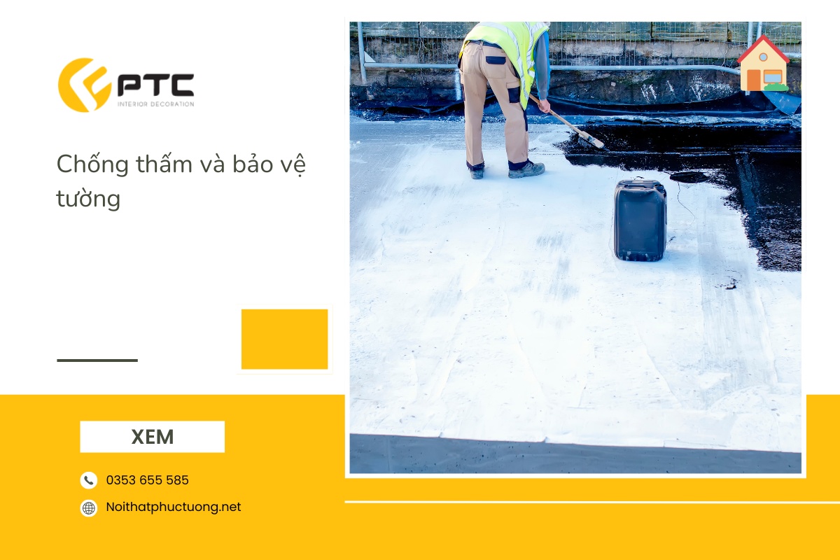 Chống thấm và bảo vệ tường