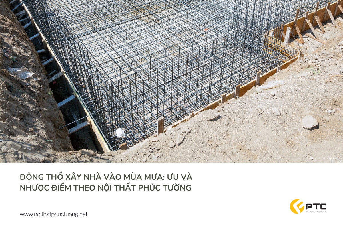 Quan niệm phong thủy khi động thổ xây nhà vào mùa mưa